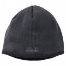 Шапка Jack Wolfskin STORMLOCK LOGO KNIT CAP 1910371-6350 р.L серый