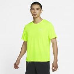 Футболка Nike M NK DF MILER TOP SS CU5992-702 р.S салатовый