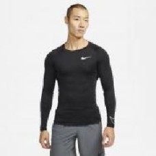 Футболка Nike M NP DF TIGHT TOP LS DD1990-010 р.L черный