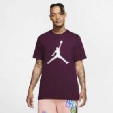 Футболка Jordan M J JUMPMAN SS CREW CJ0921-610 р.M бордовый