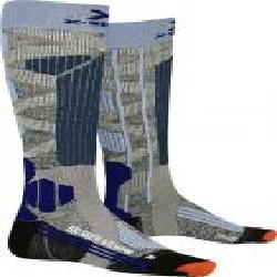 Носки X-Socks SKI RIDER 4.0 WMN XS-SSKRW19W-G230 р.39-40 серый с синим