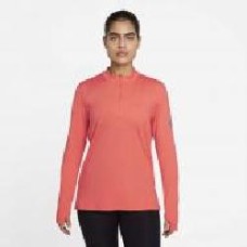 Футболка Nike W NK ELEMENT TRAIL MIDLAYER DC5217-858 р.M коралловый