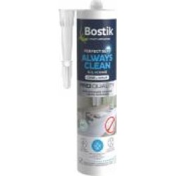 Герметик силиконовый Bostik Always Clean SIL нейтральный серый 280 мл