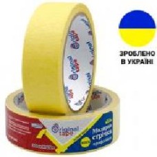 Лента малярная ORIGINAL TAPE интерьерная желтая 30 мм x 20 м